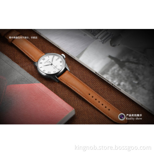 18mm to 22mm Soft Handmade France Calf Leather Strap Watch Band